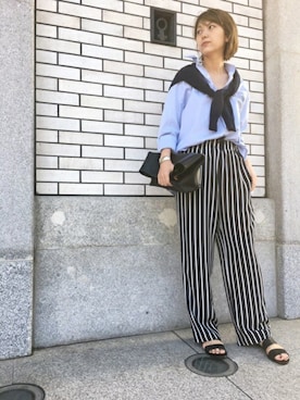 「GIGI（ジジ）のアイテム」を使った、AYAさん（レディース・163cm）の夏コーディネート