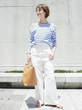 「Deuxieme Classe(Deuxieme Classe)」｜AYAさん（レディース・163cm）の夏コーディネート