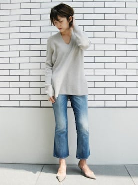 「6397（シックススリーナインセブン）のアイテム」を使った、AYAさん（レディース・163cm）の夏コーディネート