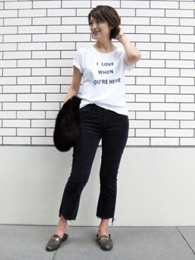 「IVXLCDM（アイヴィーエックスエルシーディエム）のアイテム」を使った、AYAさん（レディース・163cm）の夏コーディネート