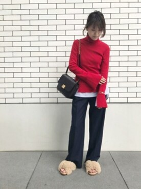 「IVXLCDM（アイヴィーエックスエルシーディエム）のアイテム」を使った、AYAさん（レディース・163cm）の秋コーディネート