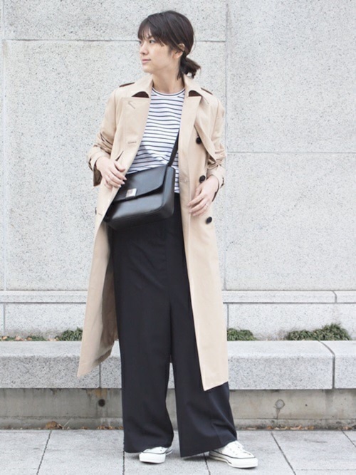 Deuxieme Classe CINOH トレンチコート 36 新品ベージュ CO/PE TWILL TRENCH COAT(36 BEIGE): CINOH: WOMENS｜ STUDIOUS