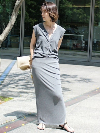 Deuxieme Classe YLEVE JERSEY GATHER スカート Deuxieme Classe（ドゥーズィエムクラス）の「Jersey gather