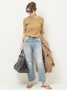 ★美品★Deuxieme Classe EVERYDAYC/Nプルオーバーニット Deuxieme Classe（ドゥーズィエムクラス）の「EVERYDAY C/N プル