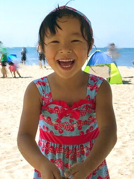 「子供服」｜「アイテム（水着/着物・浴衣）」を使った、erikotinaさん（キッズ・110cm）の夏コーディネート