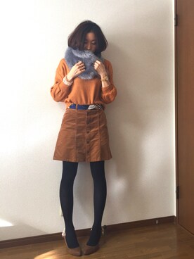 みっくすさん（レディース・162cm）の冬コーディネート