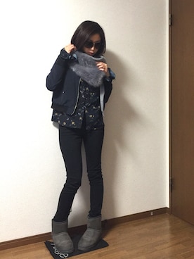 みっくすさん（レディース・162cm）の冬コーディネート
