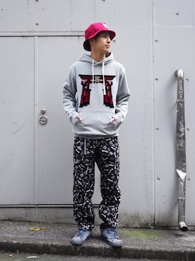 はらださん（メンズ・171cm）の冬コーディネート