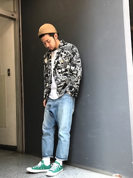 はらださん（メンズ・172cm）の冬コーディネート