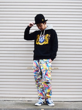はらださん(メンズ・172cm)の冬コーディネート