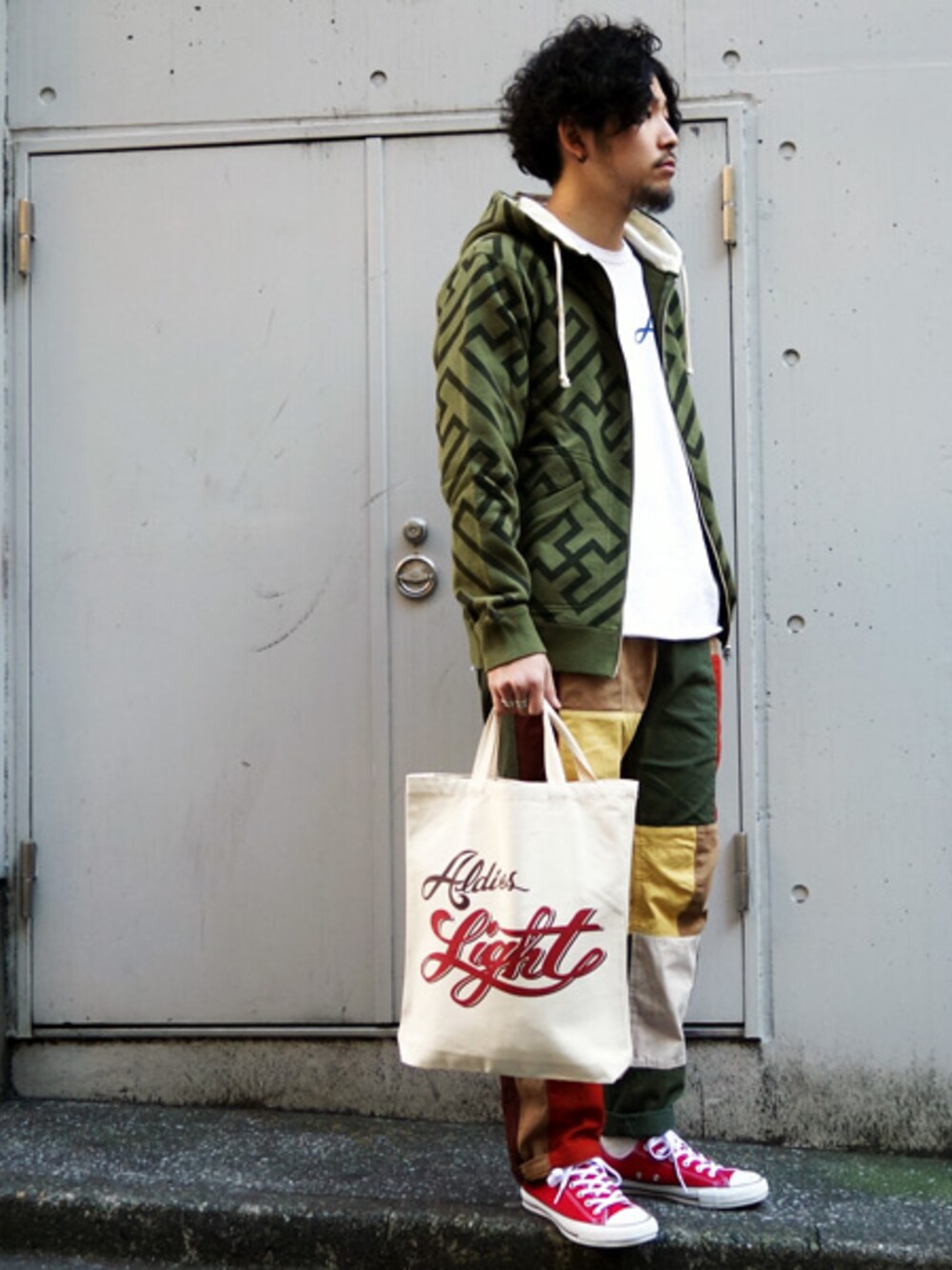 ALDIES（アールディーズ）の「Mosaic Zip Parka モザイクジップ