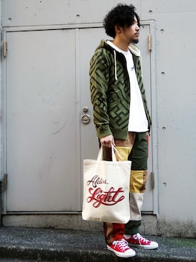 はらださん(メンズ・172cm)の冬コーディネート