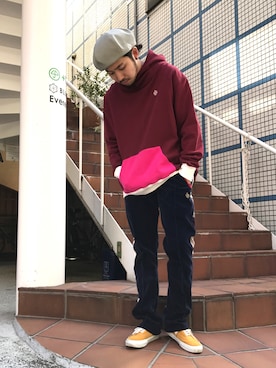 はらださん（メンズ・172cm）の冬コーディネート