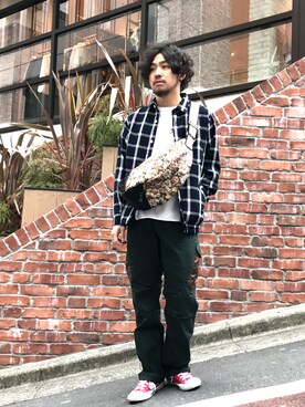 はらださん(メンズ・172cm)の冬コーディネート