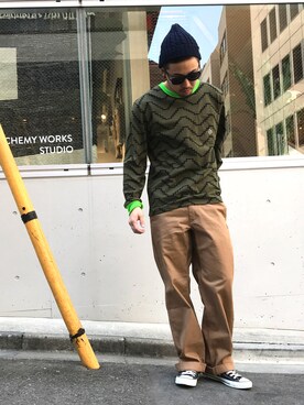 はらださん(メンズ・172cm)の春コーディネート