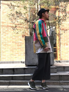 はらださん（メンズ・172cm）の春コーディネート