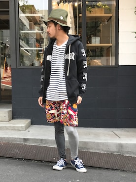 はらださん（メンズ・172cm）の春コーディネート