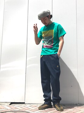 はらださん(メンズ・172cm)の春コーディネート