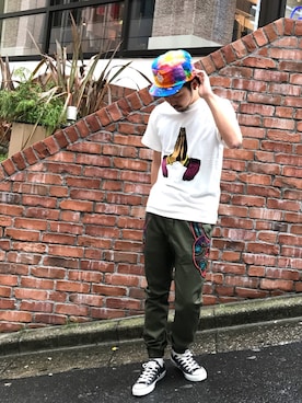 はらださん（メンズ・172cm）の春コーディネート