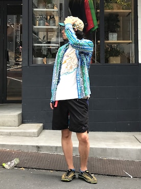 はらださん(メンズ・172cm)の夏コーディネート