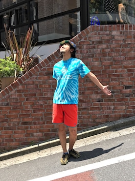 「サーフショーツ」｜はらださん（メンズ・172cm）の夏コーディネート