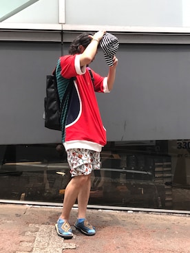 はらださん(メンズ・172cm)の夏コーディネート