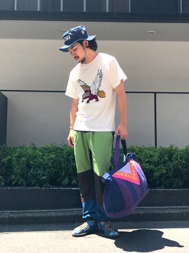 はらださん（メンズ・172cm）の夏コーディネート