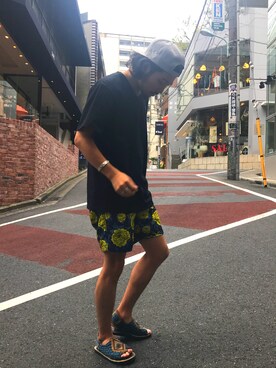 はらださん（メンズ・172cm）の夏コーディネート