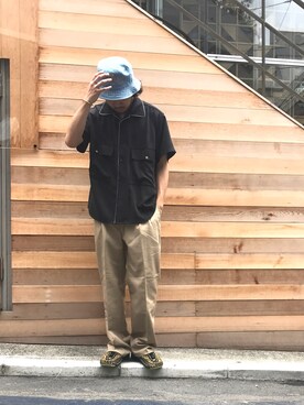 はらださん（メンズ・172cm）の夏コーディネート