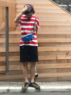 はらださん（メンズ・172cm）の夏コーディネート