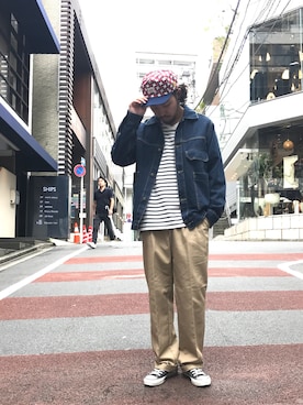 はらださん（メンズ・172cm）の夏コーディネート