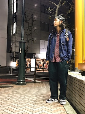 はらださん(メンズ・172cm)の秋コーディネート