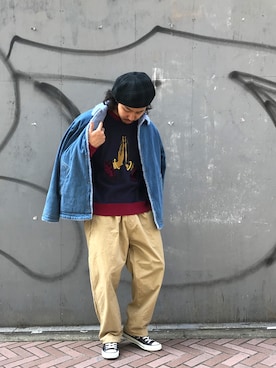 はらださん（メンズ・172cm）の秋コーディネート