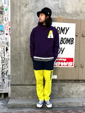 はらださん（メンズ・172cm）の冬コーディネート