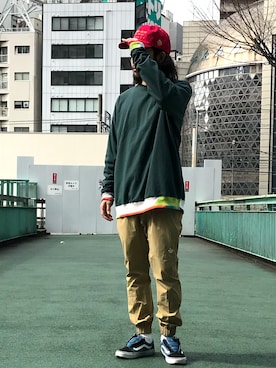 はらださん（メンズ・172cm）の冬コーディネート