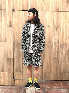 はらださん（メンズ・172cm）の春コーディネート