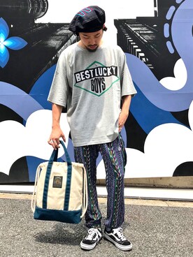 はらださん(メンズ・172cm)の夏コーディネート