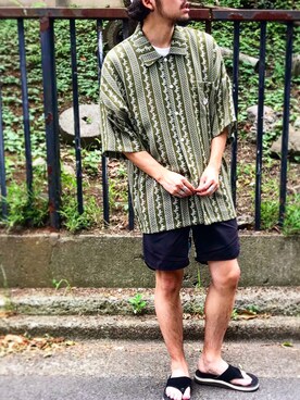 はらださん（メンズ・172cm）の夏コーディネート