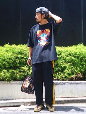 はらださん（メンズ・172cm）の夏コーディネート