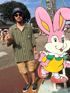 はらださん（メンズ・172cm）の夏コーディネート