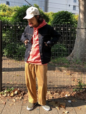 はらださん(メンズ・172cm)の秋コーディネート