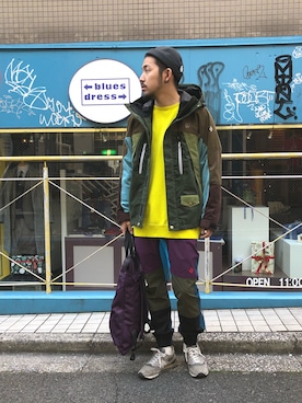 はらださん（メンズ・172cm）の冬コーディネート