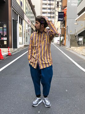 はらださん(メンズ・172cm)の冬コーディネート