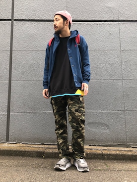 はらださん(メンズ・172cm)の冬コーディネート