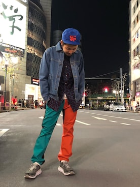 はらださん（メンズ・172cm）の春コーディネート