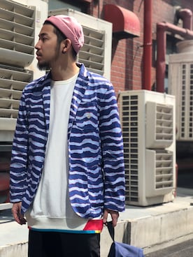 はらださん（メンズ・172cm）の春コーディネート