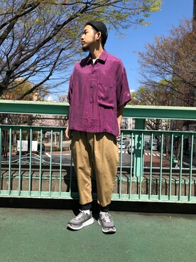 はらださん（メンズ・172cm）の春コーディネート