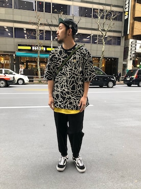 はらださん（メンズ・172cm）の春コーディネート