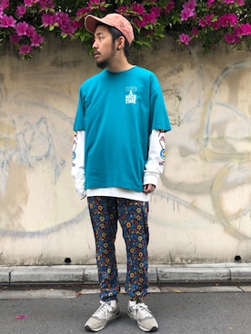 はらださん(メンズ・172cm)の春コーディネート