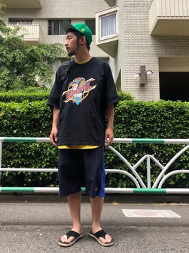 はらださん（メンズ・172cm）の夏コーディネート